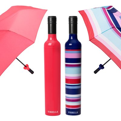 Wine Bottle Umbrella, Set of 2 - Pink Punch/Kaido