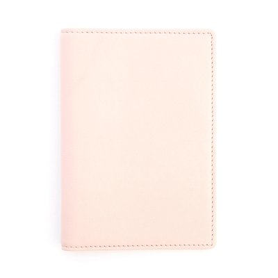 Monogrammed RFID Leather Passport Case - Light Pink