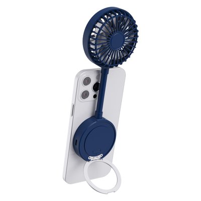 Magnetic Fan & Phone Stand - 8 Color Options - Navy