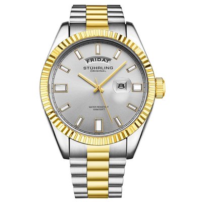 Men's Sovrano Watch - 5 Color Options - Gold/Silver