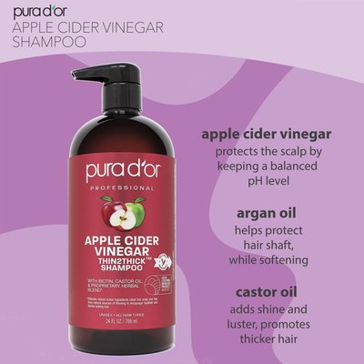 Apple Cider Vinegar Thin2thick Shampoo and Conditioner Set