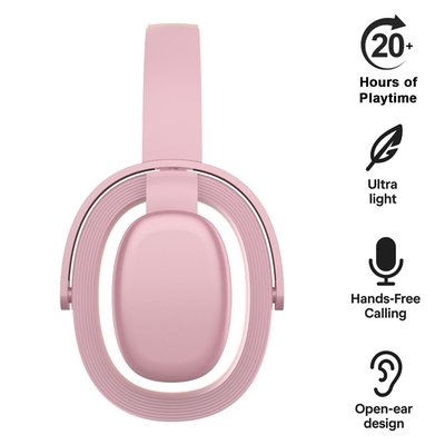 Wireless Open-Ear Headphones - Pink