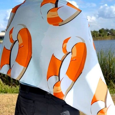 UPF 50 Towel - 15 Color Options - Lazy River