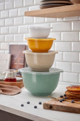 Bowls & Lids (4-piece Set) - 6 Color Options