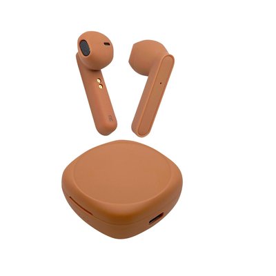 Wireless Earbuds & Charging Case - Orange Sapphire