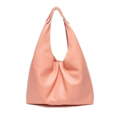 NADIA Leather Handbag - Blush