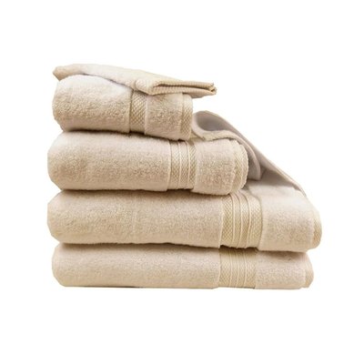 6 Piece Bath Towel Set - Ivory