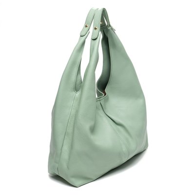 NADIA Leather Handbag - Mint