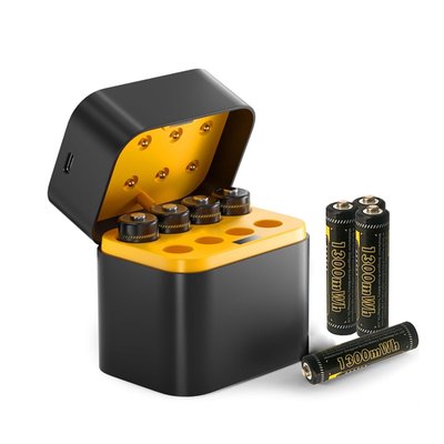 Eight-Slot Powerhouse (AA & AAA Batteries)