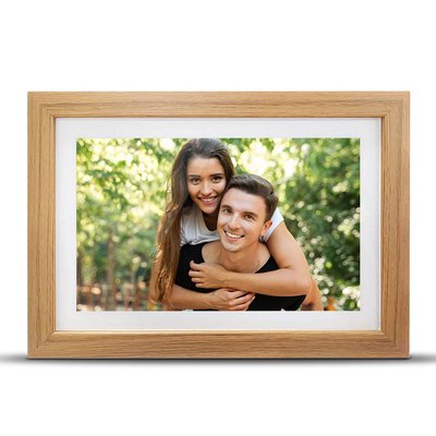 Digital Picture And Video Frame - 4 Color Options - Wood
