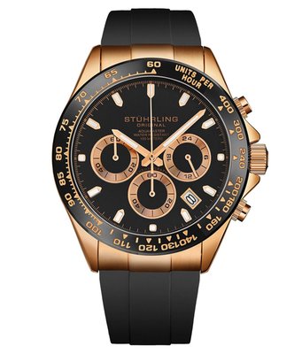 Men's Aquamaster Chronograph Watch - 3 Color Options - Black/Rose