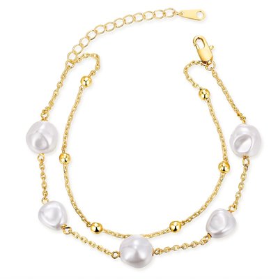 Radiant Multi-Layer Pearl Bracelet