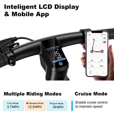 Foldable Electric Bike - White