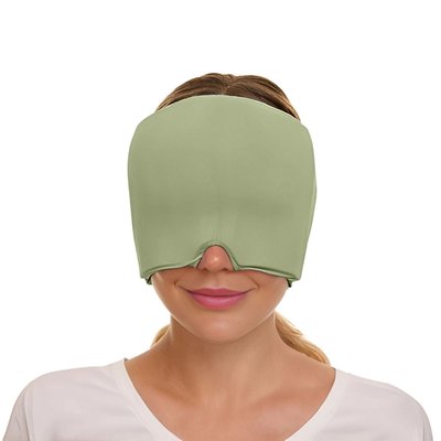 Cold/warm Soothing Head Wrap - Sage