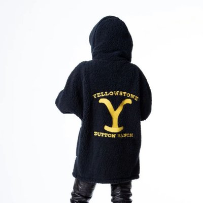 Yellowstone Sherpa Lounger Jacket - Black