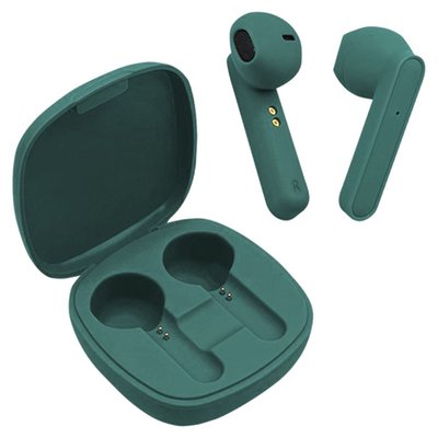 Wireless Earbuds & Charging Case - Hunter Green