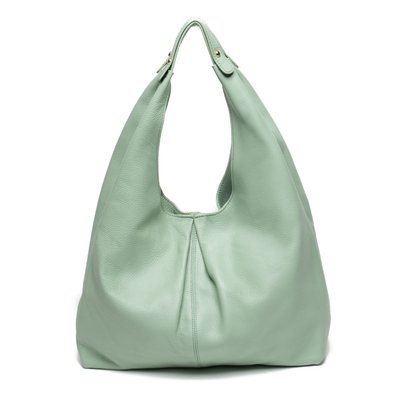 NADIA Leather Handbag - Mint