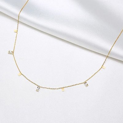 Minimalist Necklace - Rectangles