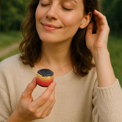 Mini Bluetooth Speaker - 20 Color Options - Golden Sunset