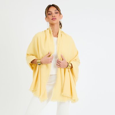 Cashmere Wrap Scarf - 8 Color Options - Daffodil