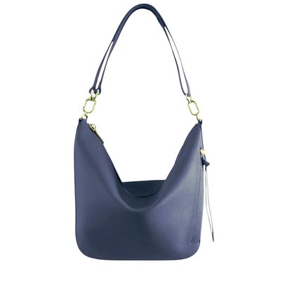 3-in-1 Leather Bag - Navy