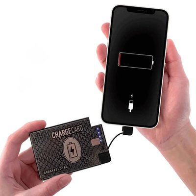 ChargeCard® Portable Phone Charger - Platinum