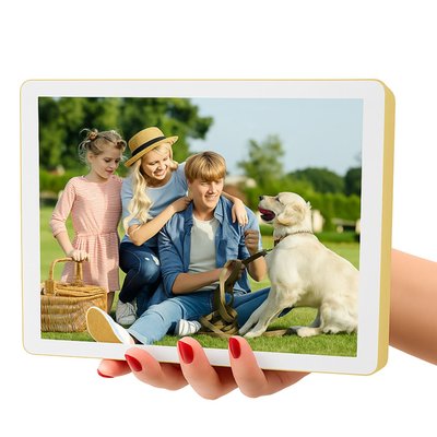 Wireless Digital Picture & Video Frame Tablet - Gold