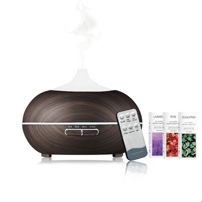 Essential Oil Humidifier + 3 Oils - Light Oak