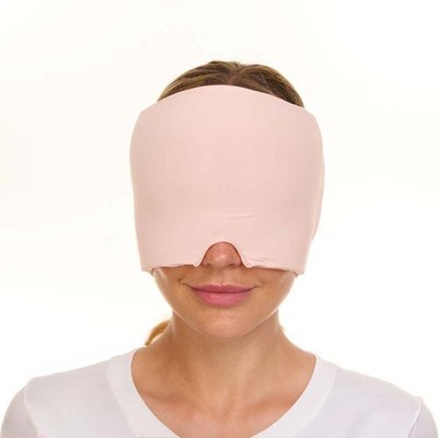 Cold/warm Soothing Head Wrap - 6 Color Options - Pink