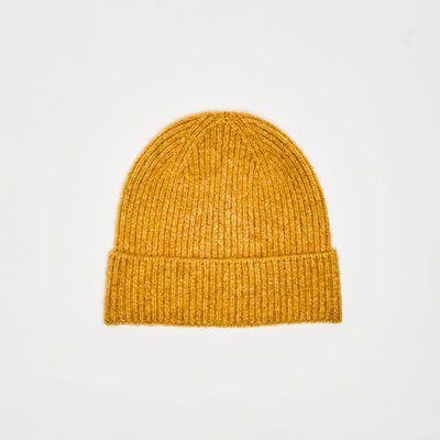 Cashmere Beanie - Butterscotch