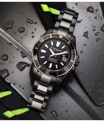 Men's Depthmaster Diver Watch - 4 Color Options - Black