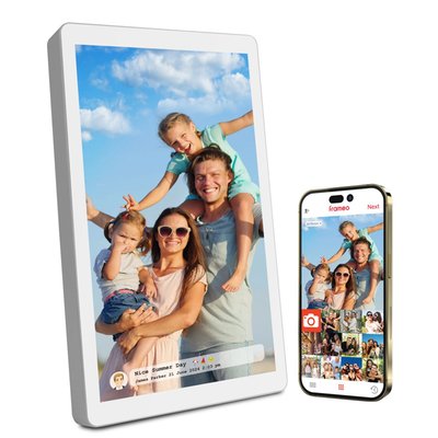 Wireless Digital Picture & Video Frame Tablet - 3 Color Options - Silver