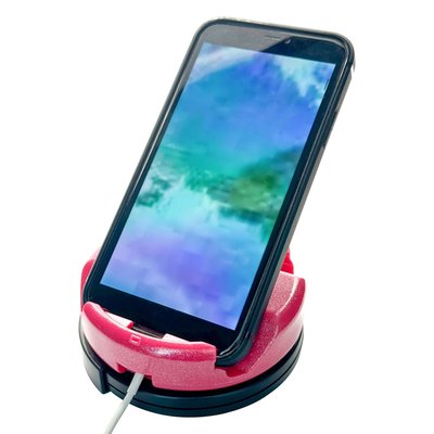 PLUS+ Glazed 360 Smartphone & Tablet Stand - Cherry Red