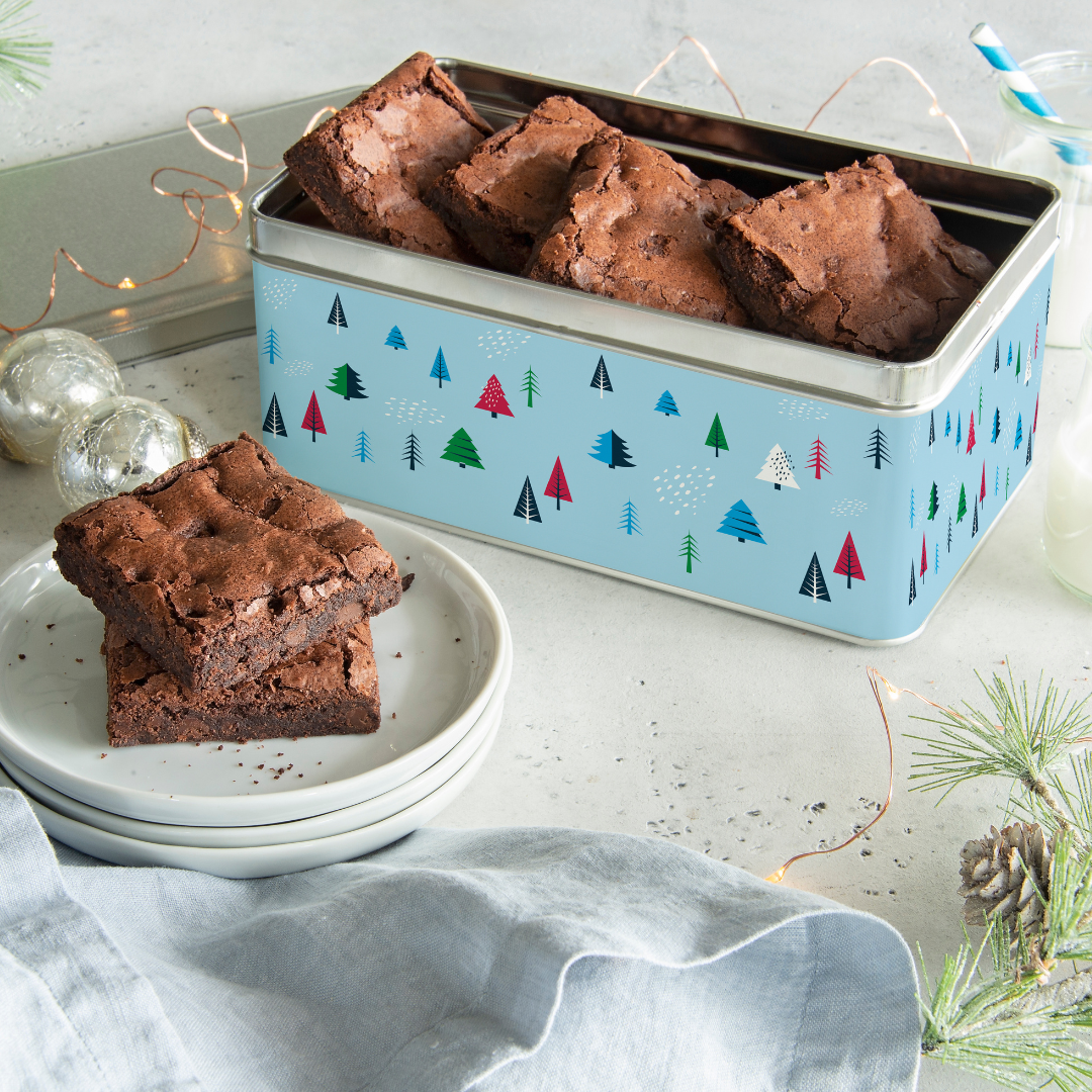 "Holiday Trees" Triple Chocolate Brownies, 6