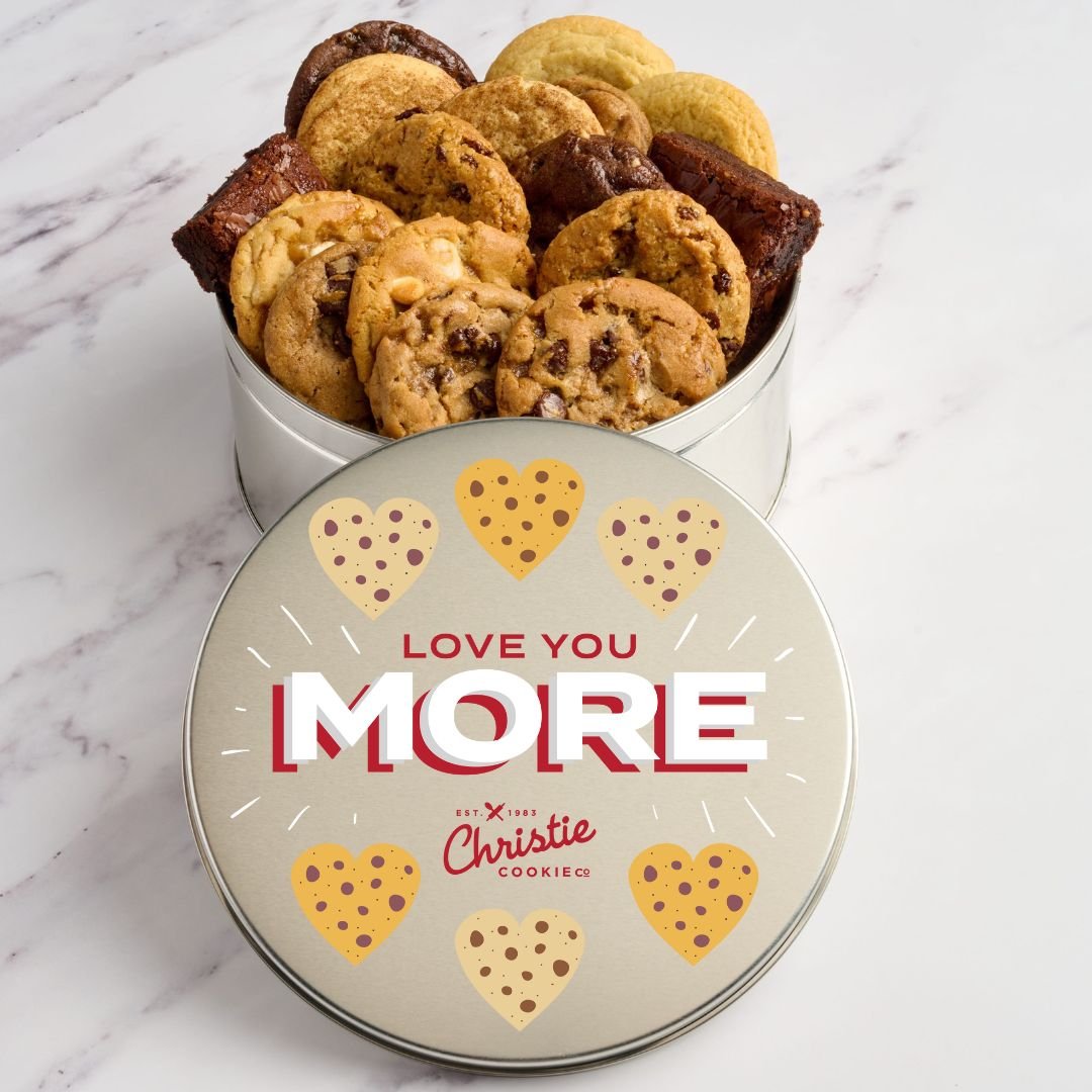 "Love You More" Great 8 Cookies & Brownies, 16