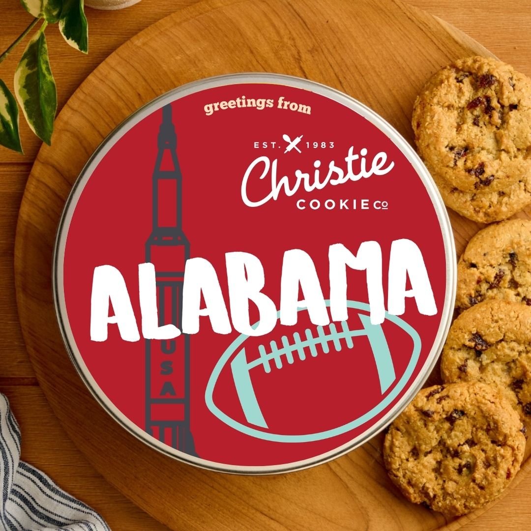 Alabama gourmet cookie gift tin