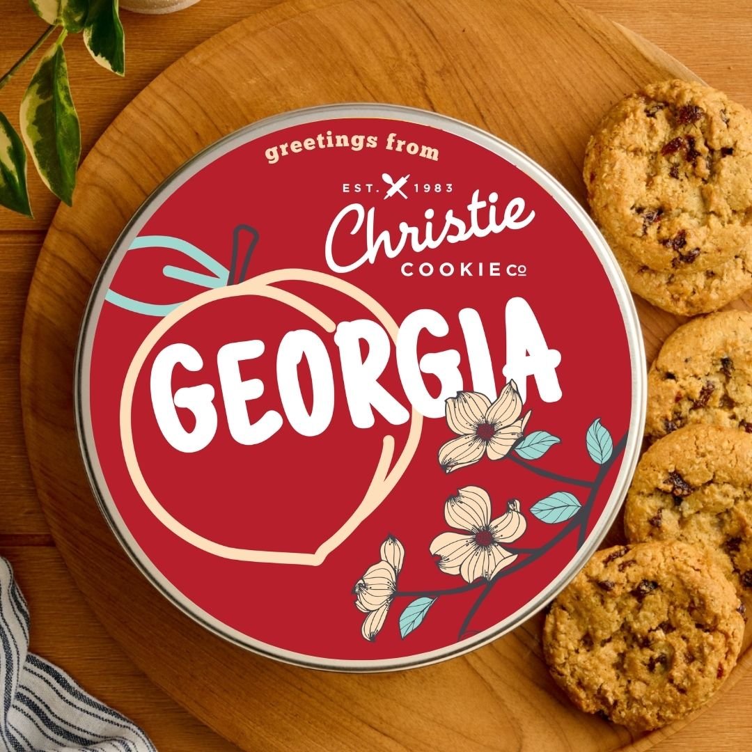 Georgia gourmet cookie gift tin