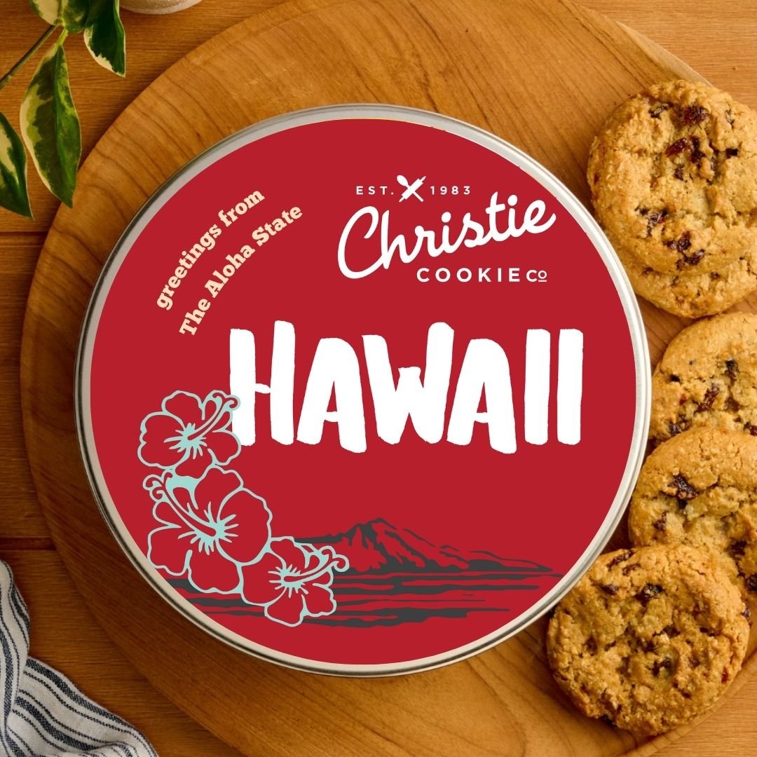 Hawaii gourmet cookie gift tin