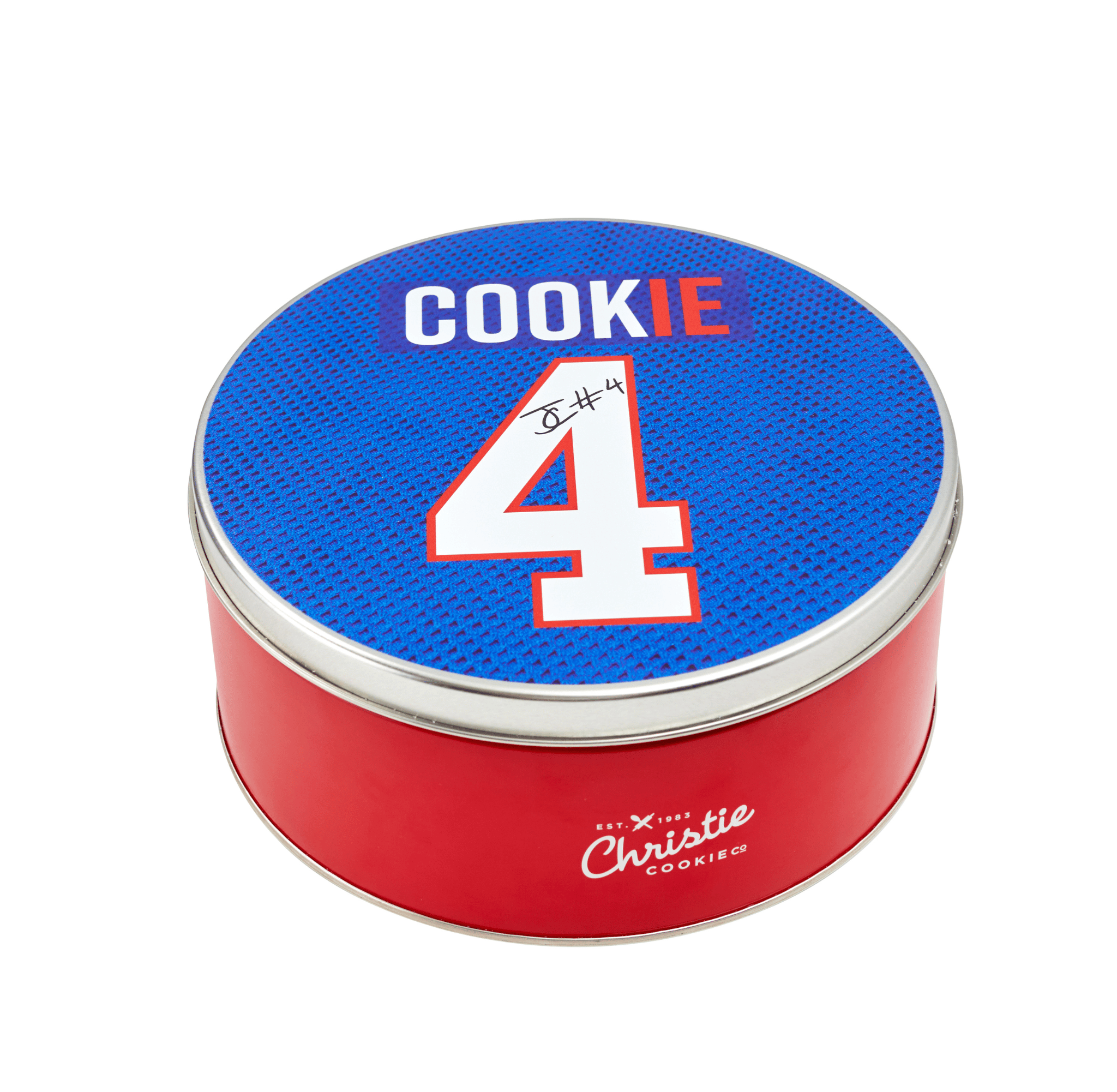 James Cook Cookie Red Cookie Tin