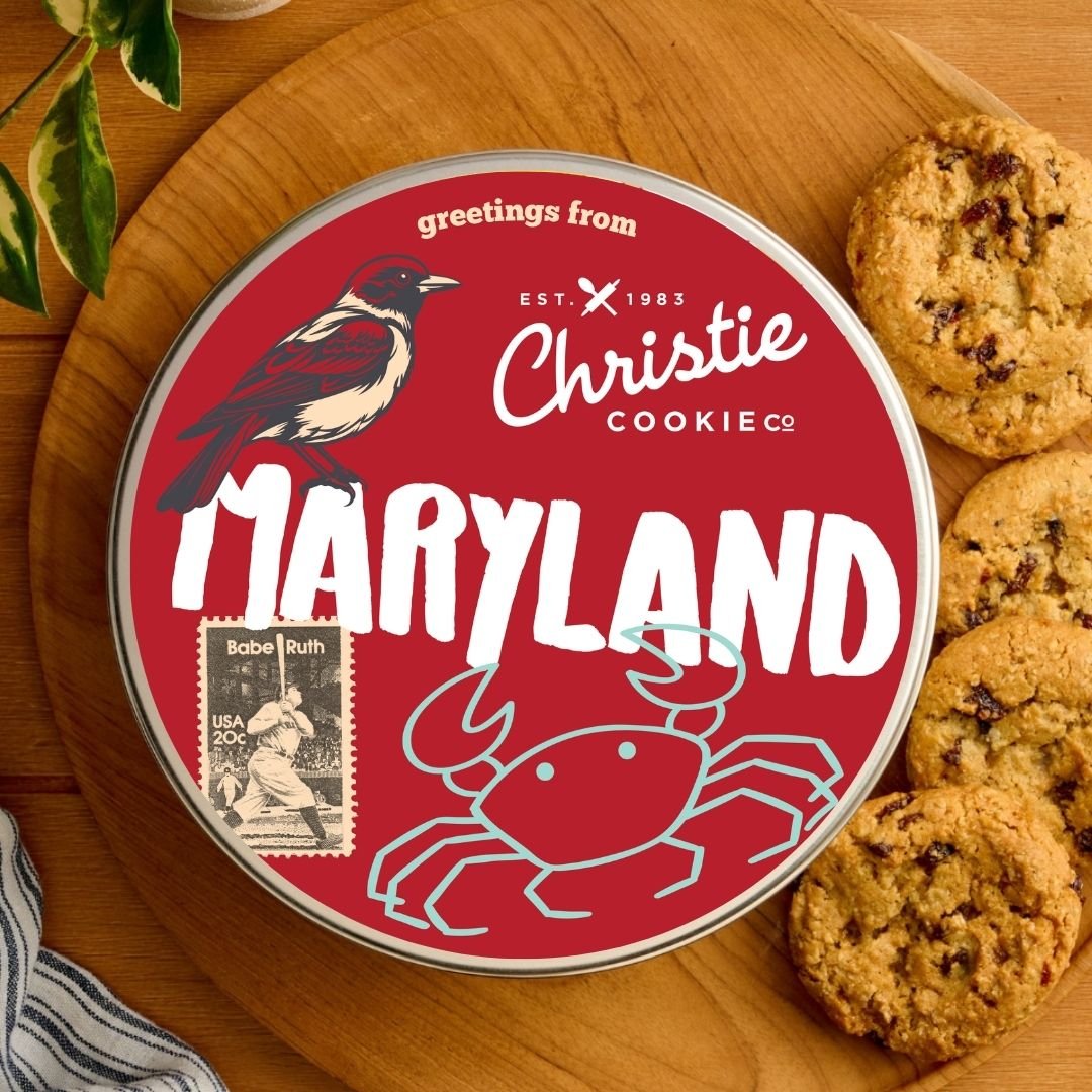 Maryland gourmet cookie gift tin
