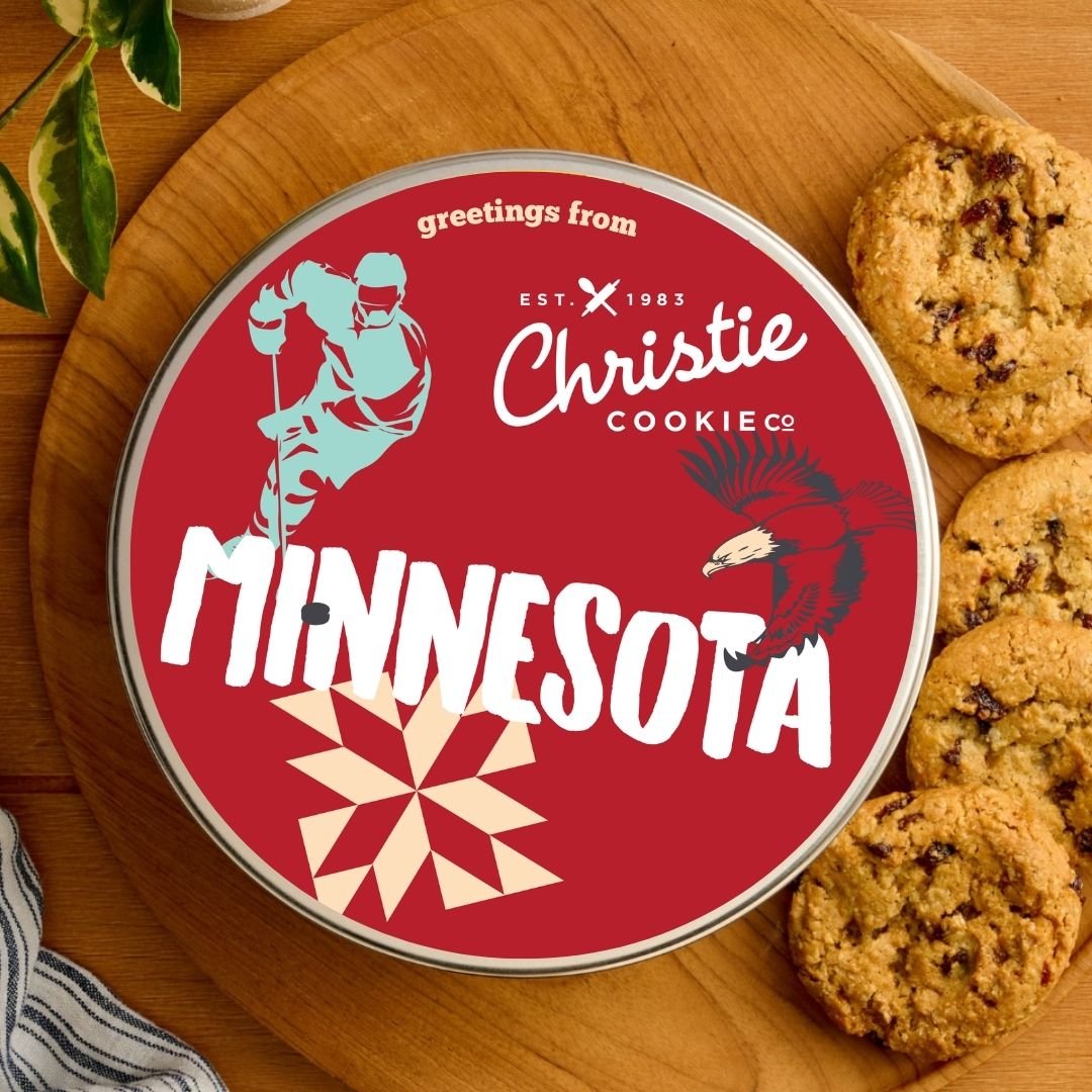 Minnesota gourmet cookie gift tin