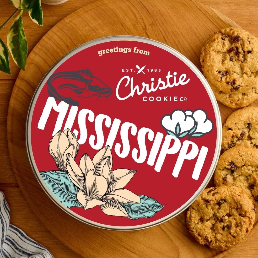 Mississippi gourmet cookie gift tin