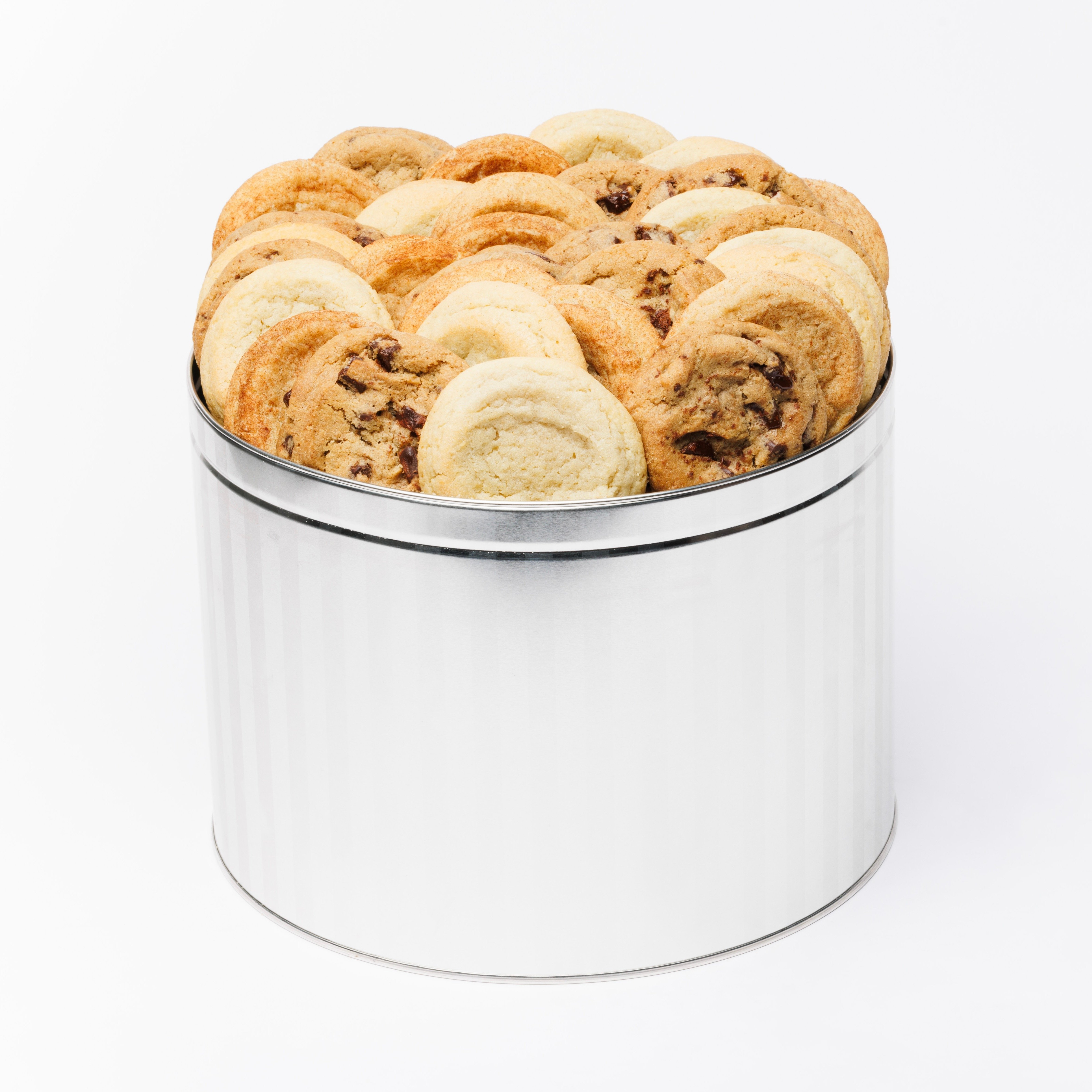 No nut assortment gourmet cookie gift tin