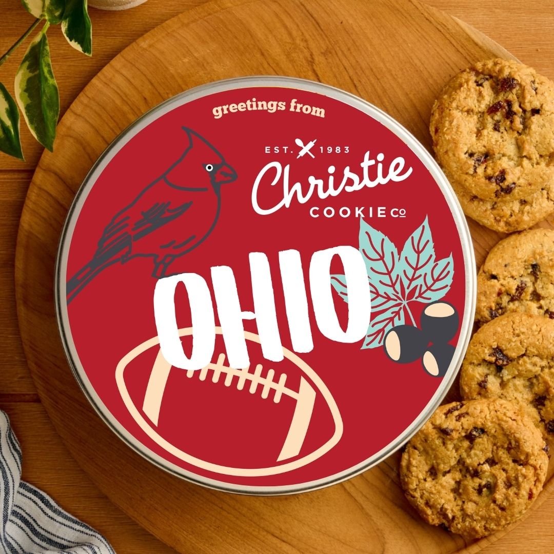 Ohio gourmet cookie gift tin