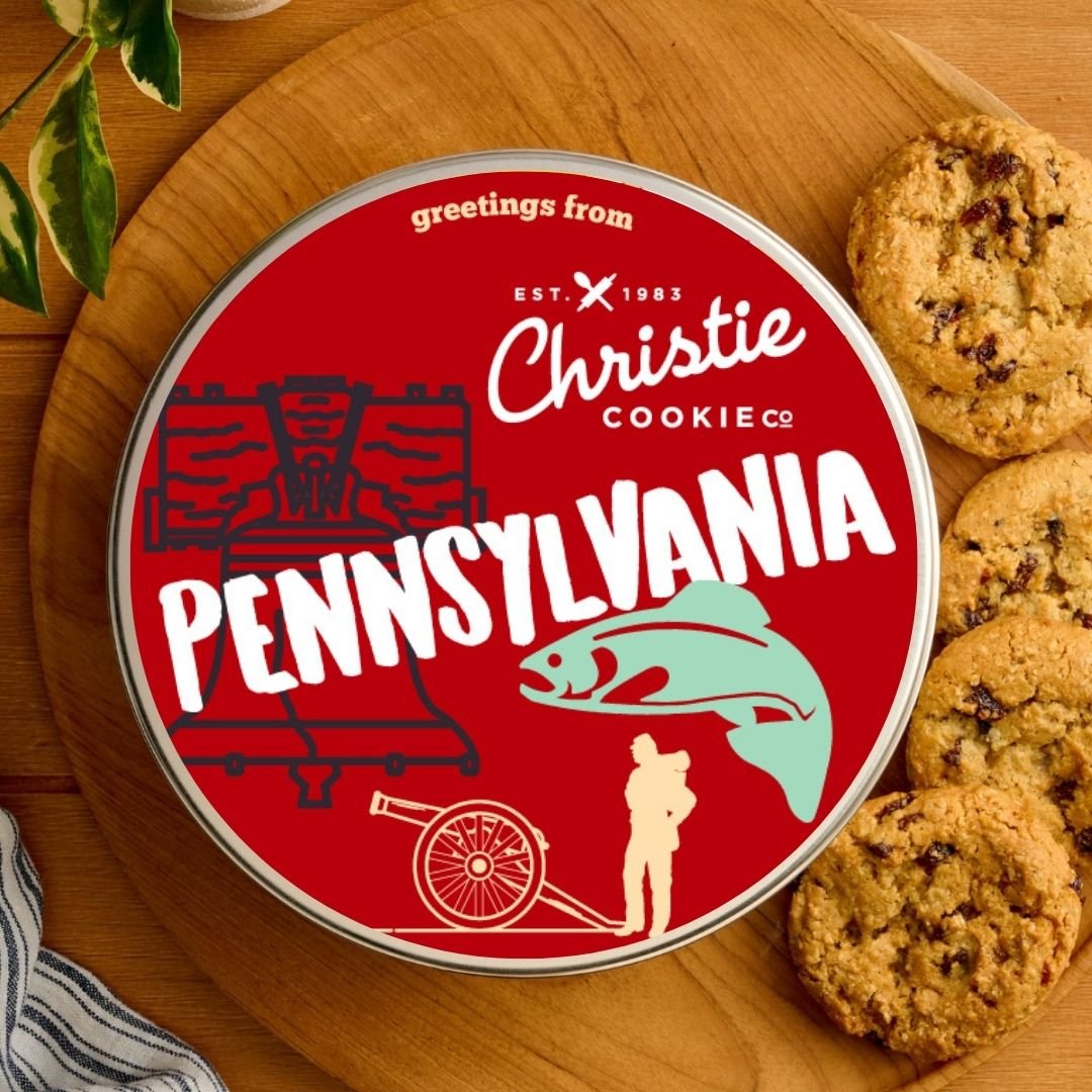 Pennsylvania gourmet cookie gift tin