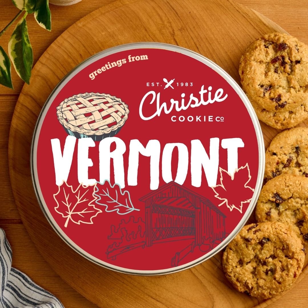 Vermont gourmet cookie gift tin