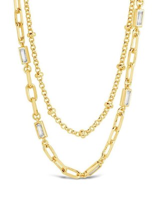Sterling Forever Palmer Layered Necklace