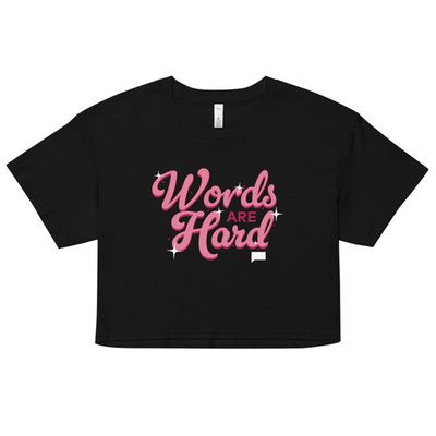 Vanderpump Rules Words Are Hard Crop Top