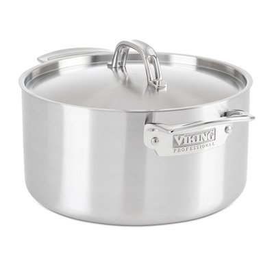 Professional 5-Ply Stainless Steel 6-Quart Stock Pot