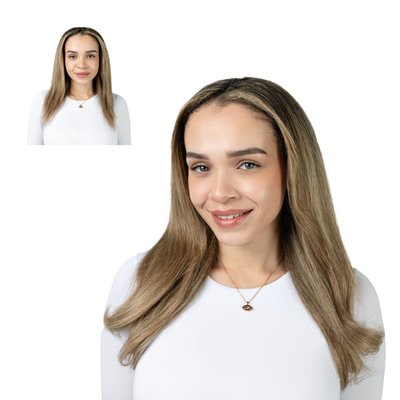 16" Clip In Human Hair Extension